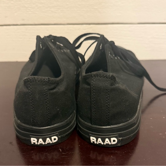 👟👉🔥Men’s RAAD Shop Black Canvas Sneakers – Men’s Size 11.5 – New - Picture 3 of 5